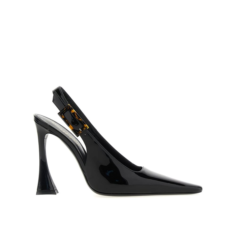 Saint Laurent Black Calfskin High Heel Women's Pumps