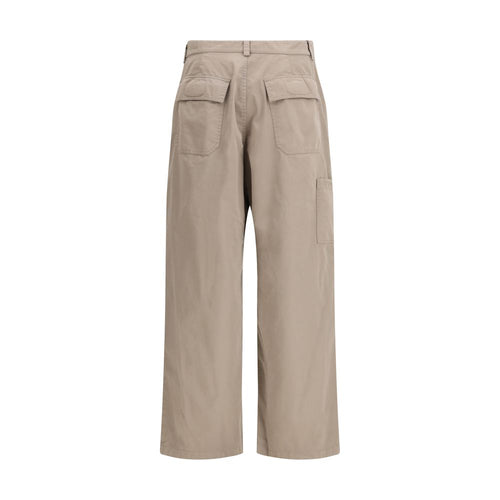 Balenciaga Beige Cotton Casual Men's Pants