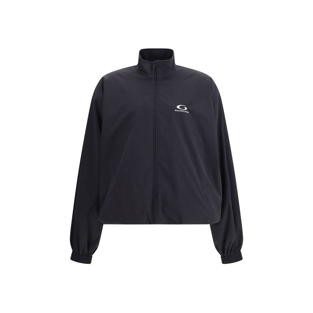 Balenciaga Black Polyester Shell Men's Jacket