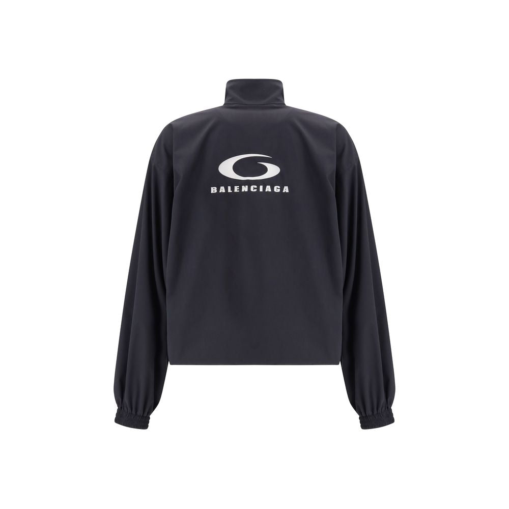 Balenciaga Black Polyester Shell Men's Jacket