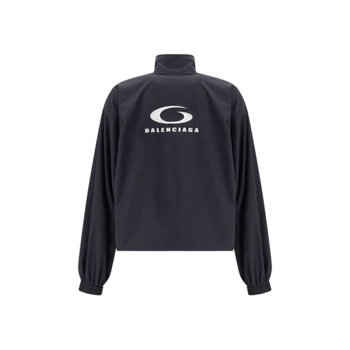 Balenciaga Black Polyester Shell Men's Jacket