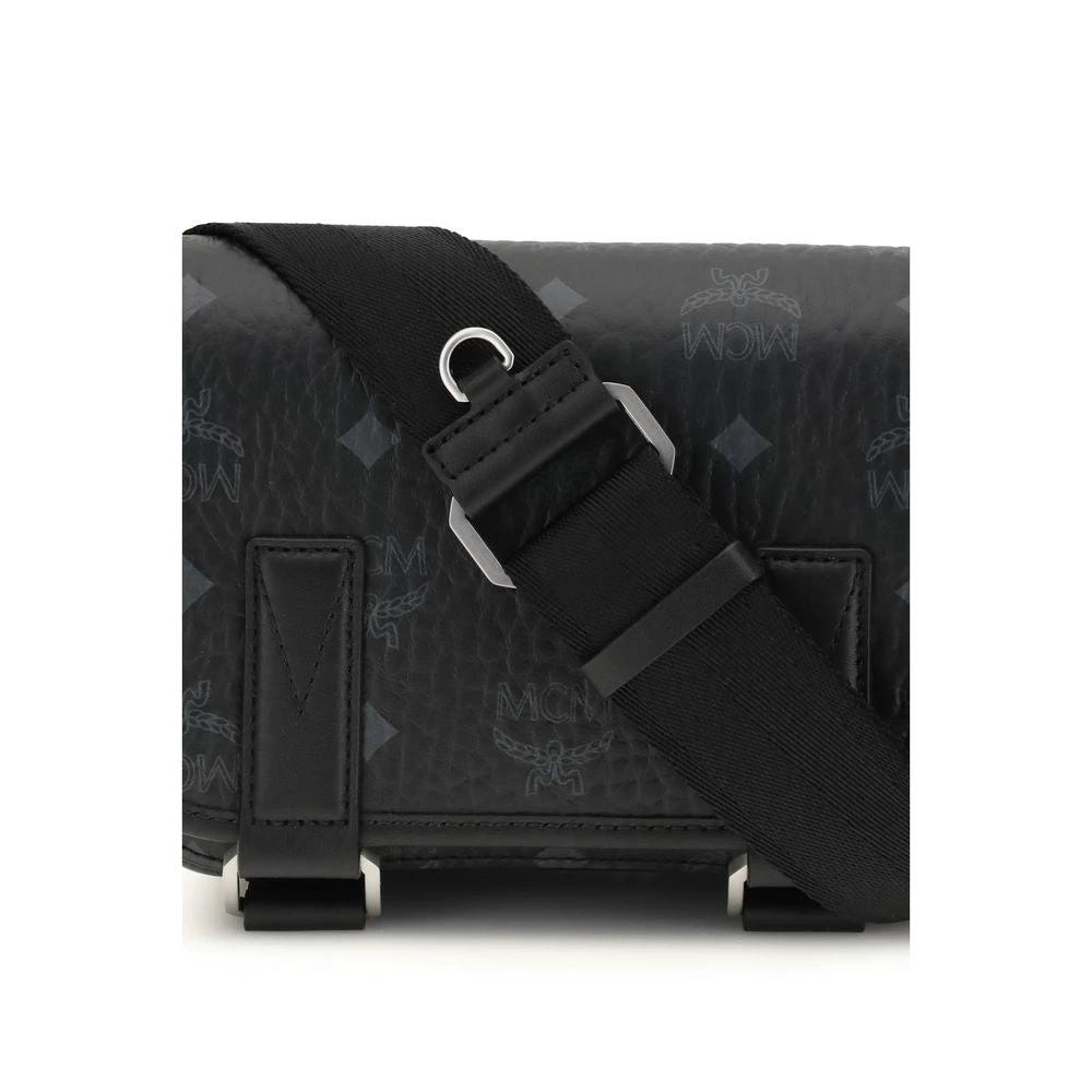 MCM Black Fabric Shoulder Bag