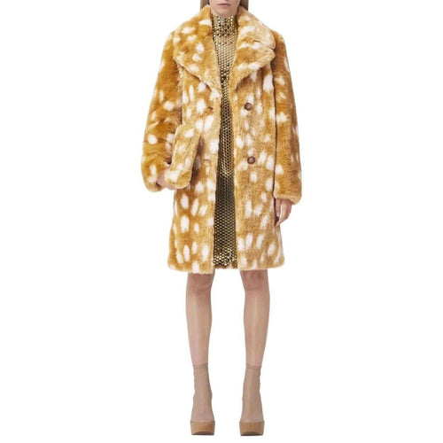 Burberry Beige Lambskin Women's Coat