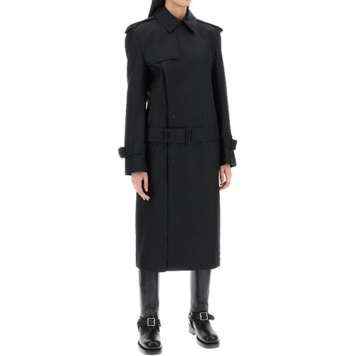 Burberry Black Polyester Women's Coat