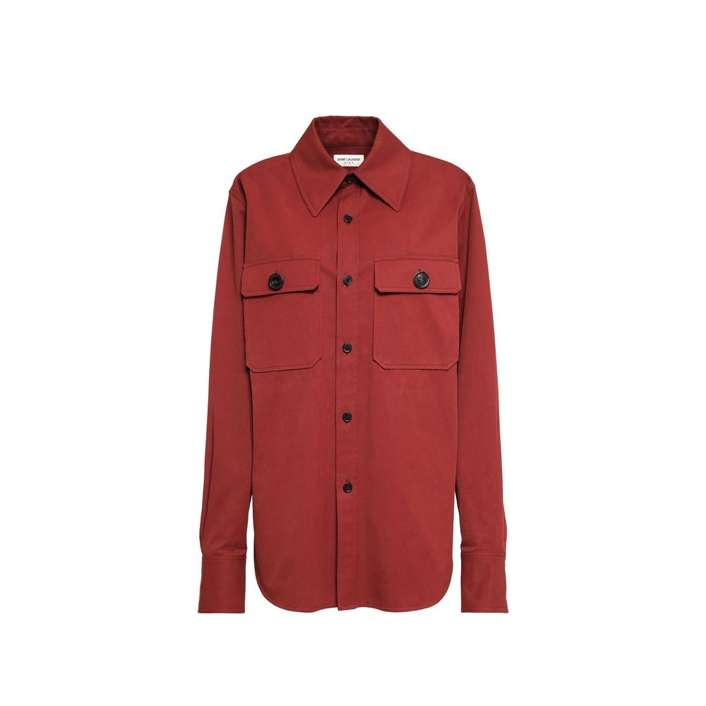 Saint Laurent Multicolor Denim Women's Shirt