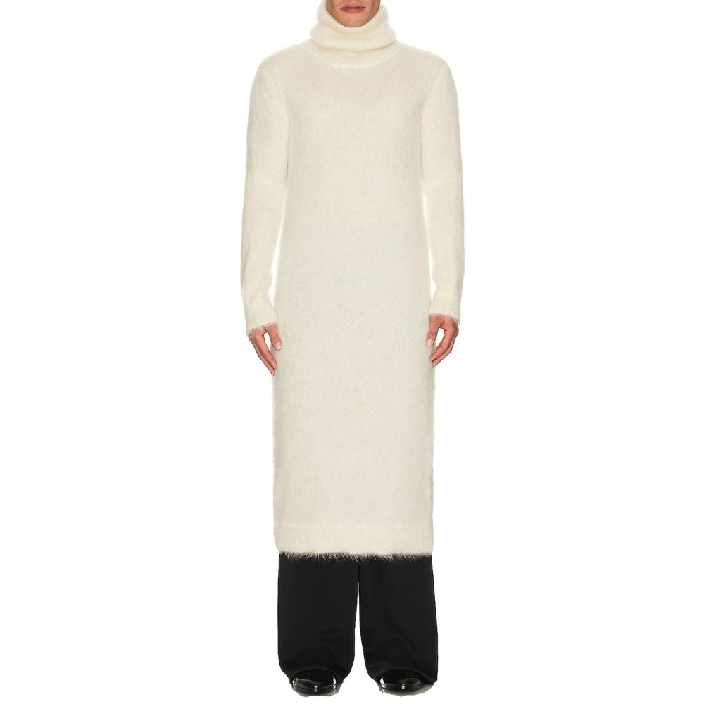 Saint Laurent White Mohair Men's Sweatshirt