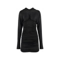 Saint Laurent Black Viscose Casual Women's Dress