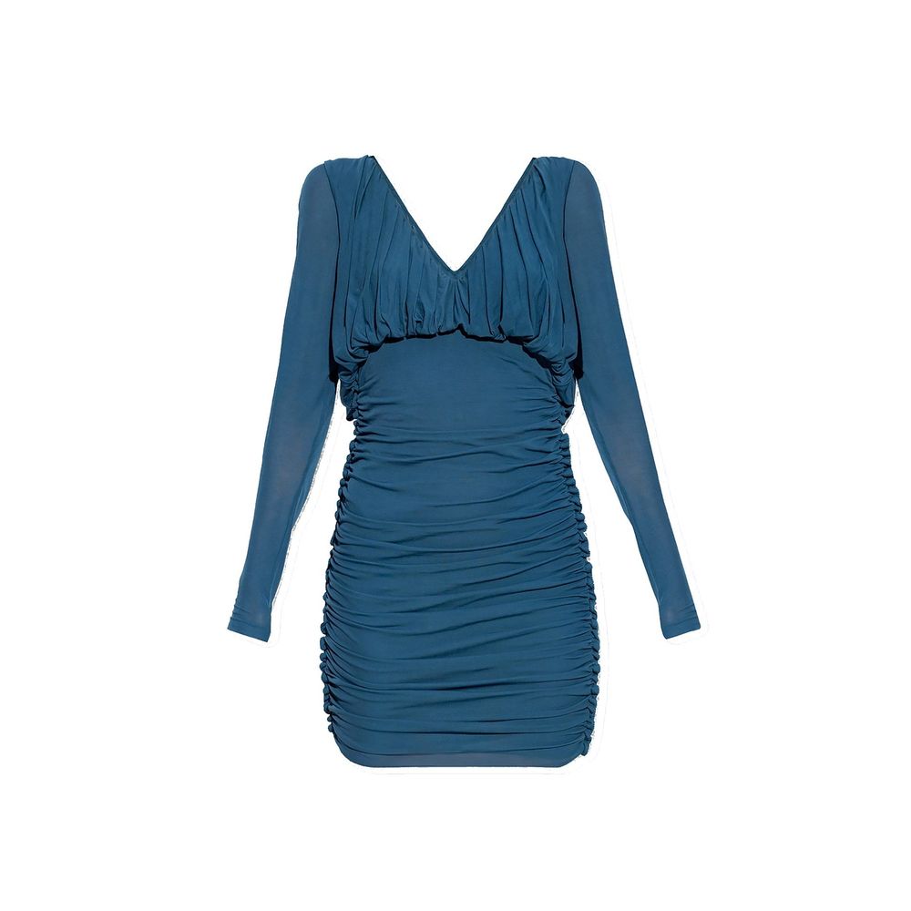 Saint Laurent Blue Copper Casual Women's Dress
