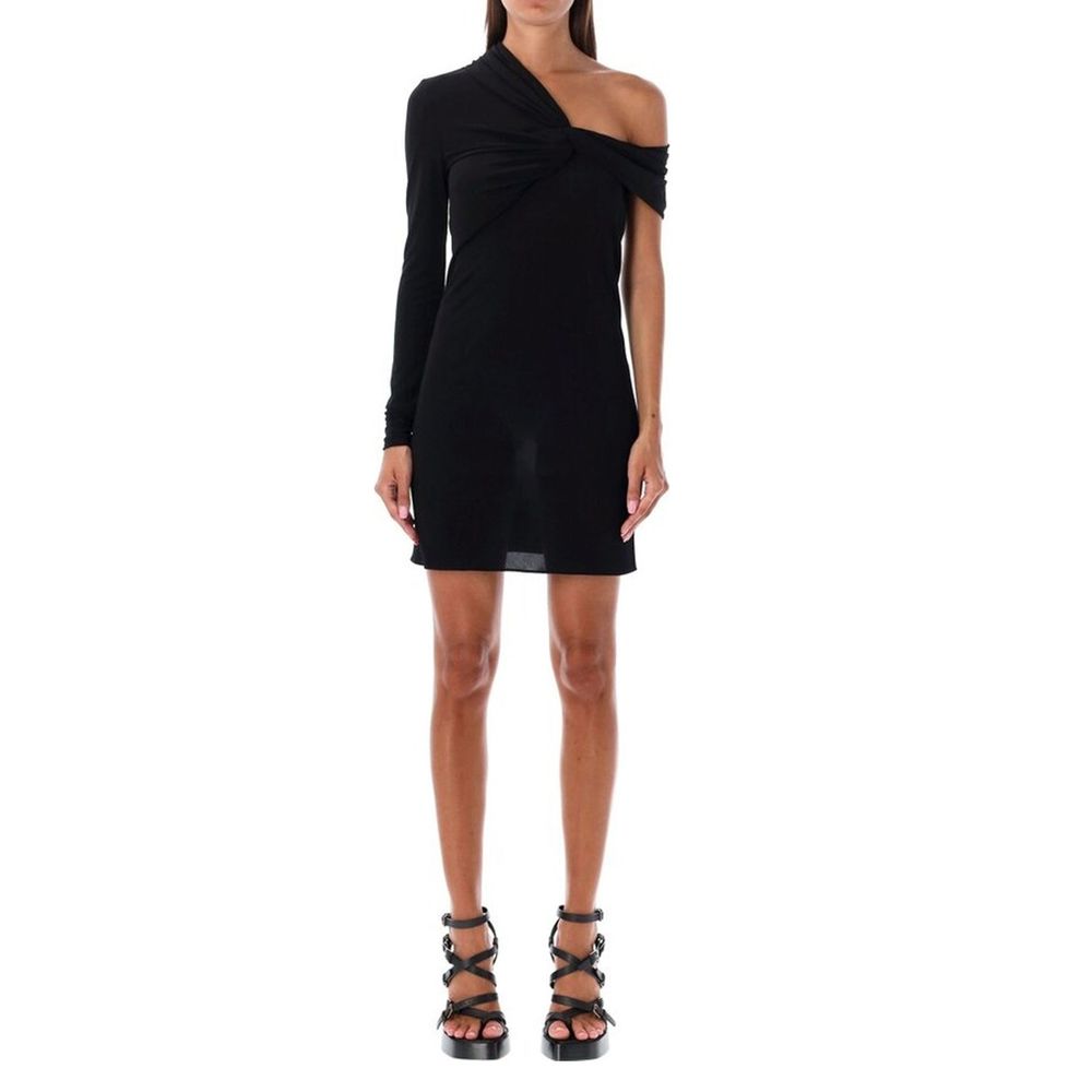 Saint Laurent Black Viscose Casual Women's Dress