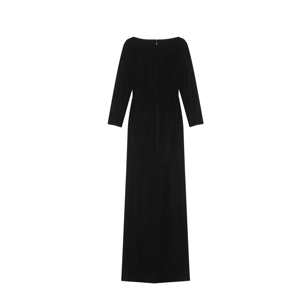 Saint Laurent Black Viscose Casual Women's Dress