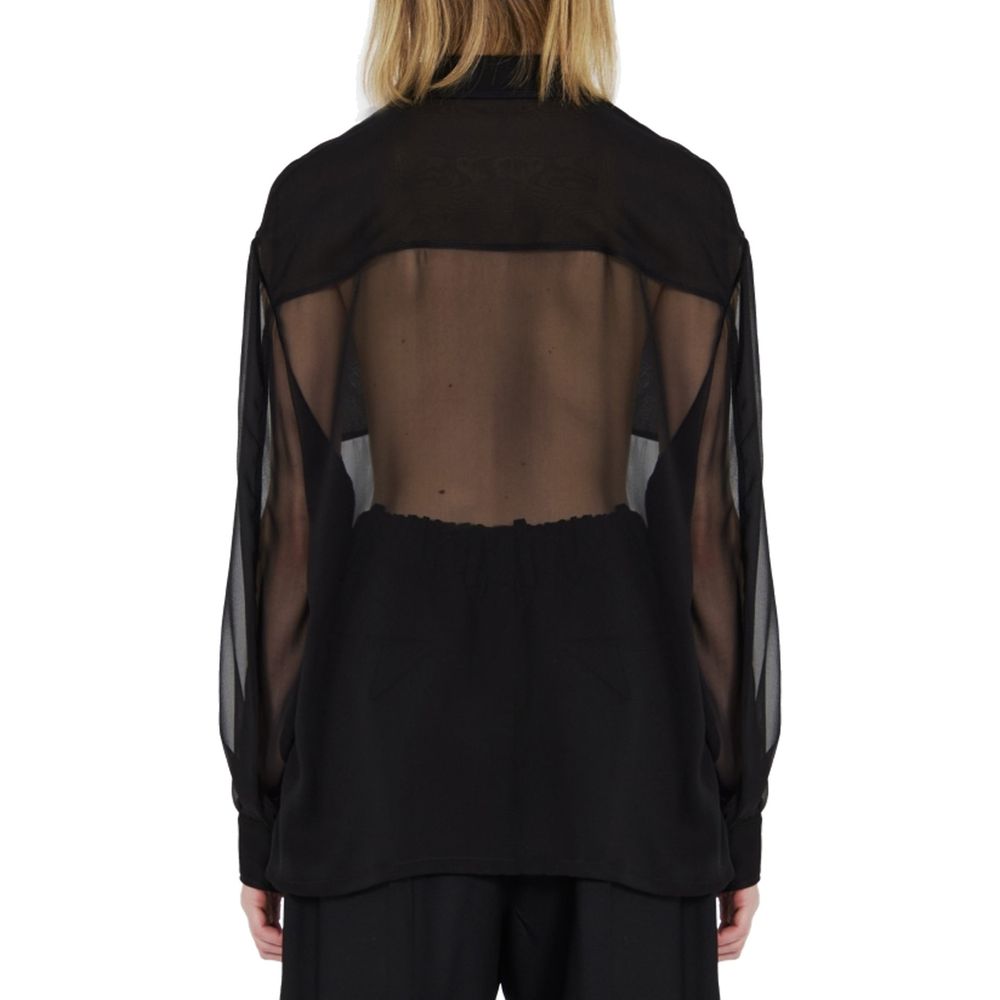 Saint Laurent Black Denim Women's Shirt