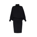 Saint Laurent Black Wool Casual Women's Dress