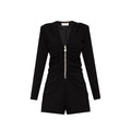 Saint Laurent Black Acetate Women's Jumpsuit