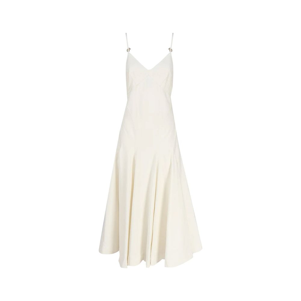 Bottega Veneta White Cotton Casual Women's Dress