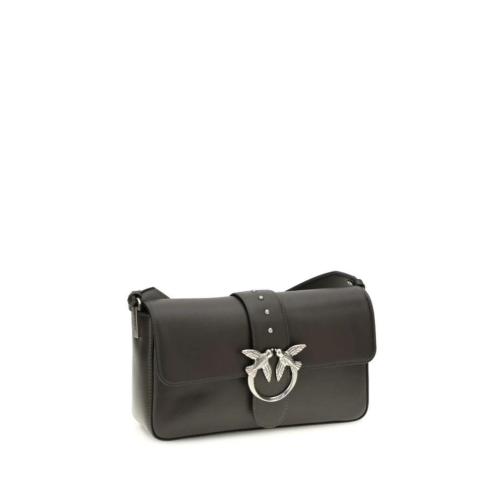 PINKO Bicolor Leather Shoulder Bag
