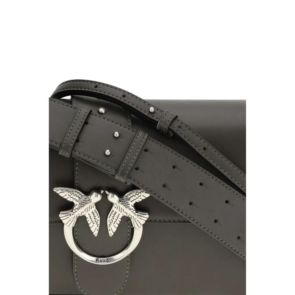 PINKO Bicolor Leather Shoulder Bag