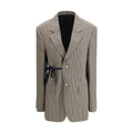 Balenciaga Multicolor Lyocell Women's Coat