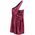 Saint Laurent Fuchsia Viscose Short Women's Dress