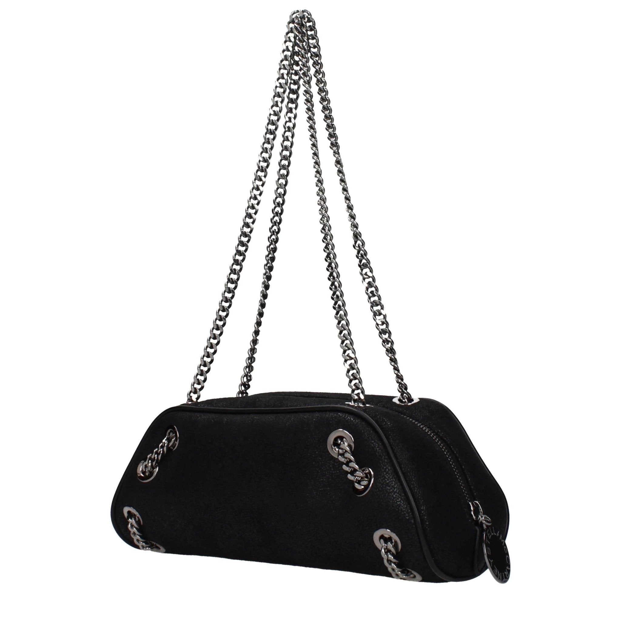 Stella McCartney Black Leather Shoulder Bag