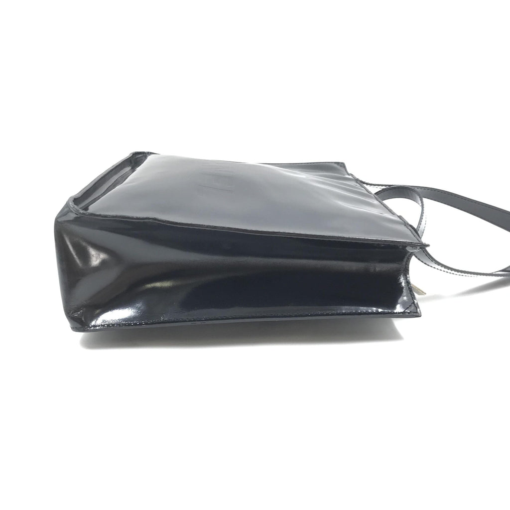 Chanel Black Patent Leather Women's Tote