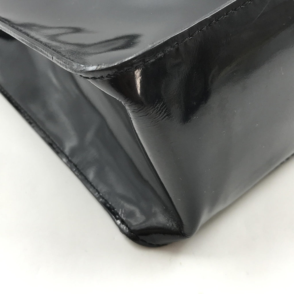 Chanel Black Patent Leather Women's Tote