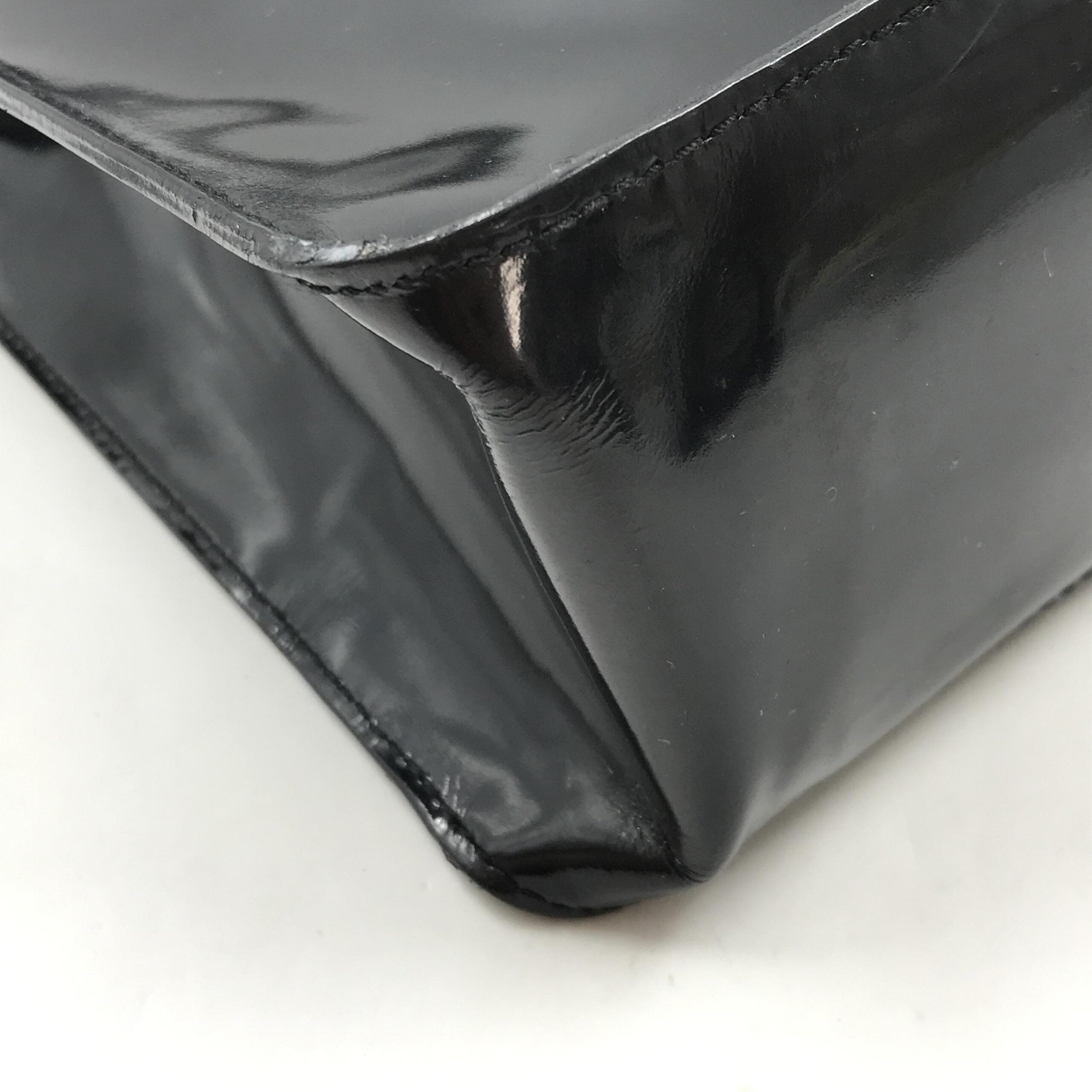 Chanel Black Patent Leather Women's Tote