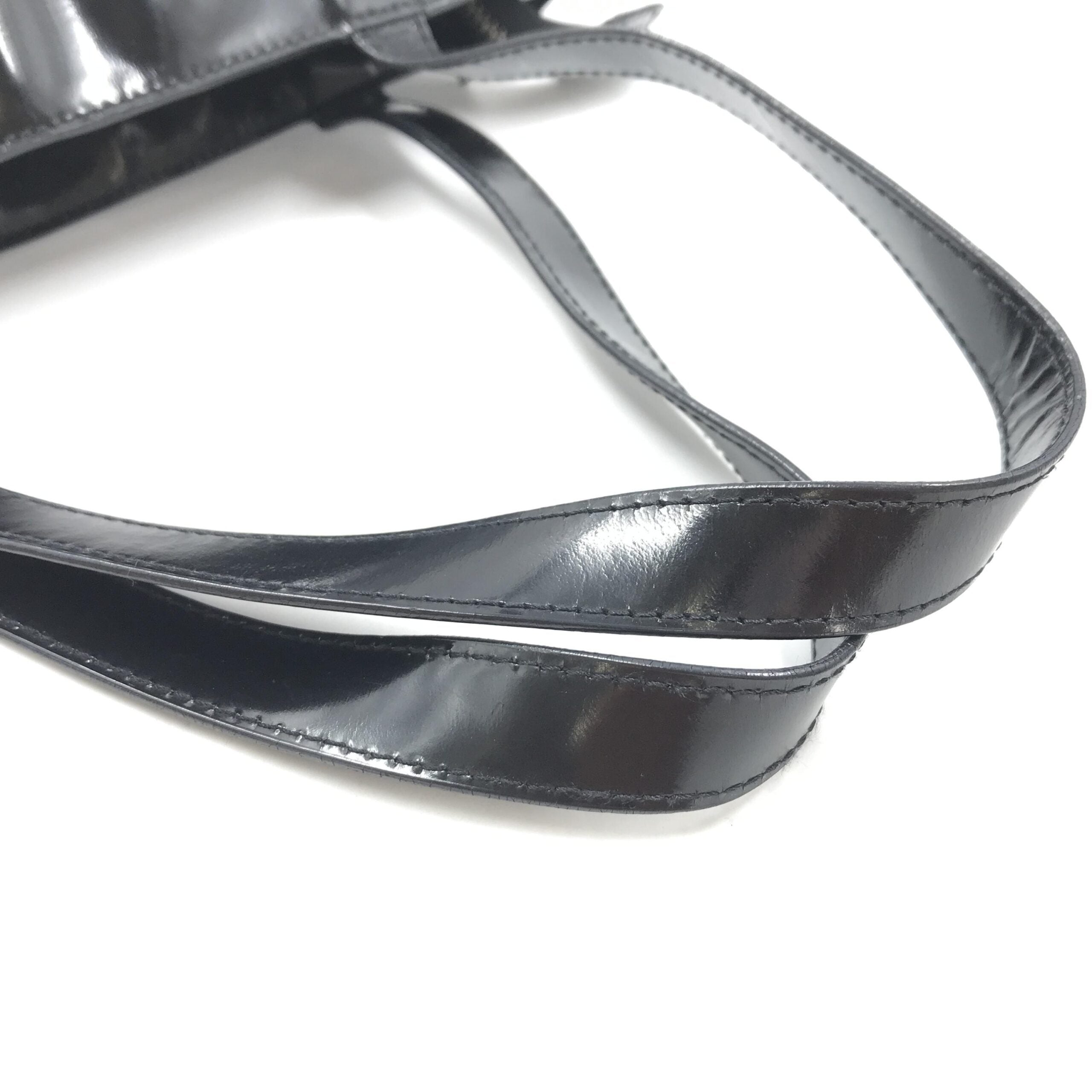 Chanel Black Patent Leather Women's Tote
