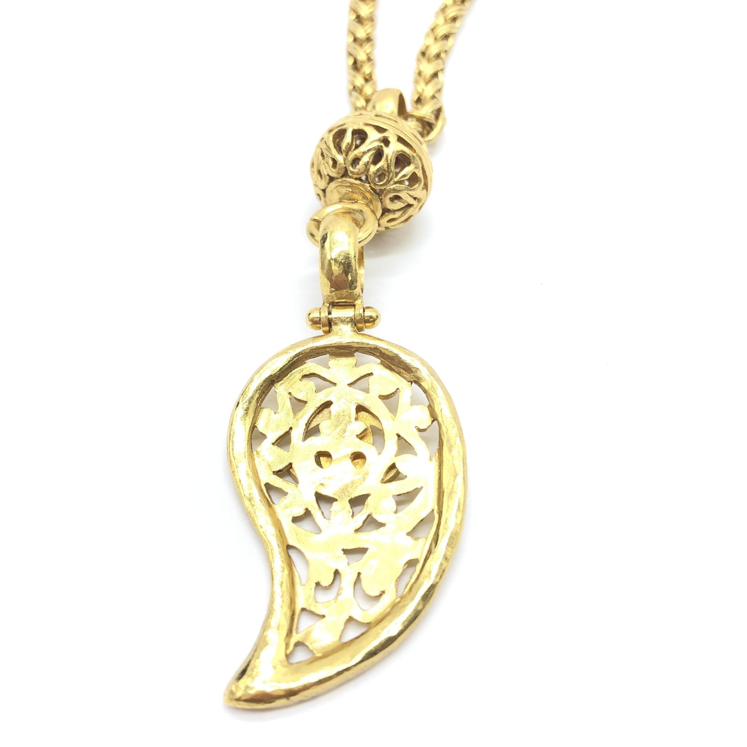 Chanel Gold Plated Coco Mark Women's Necklace