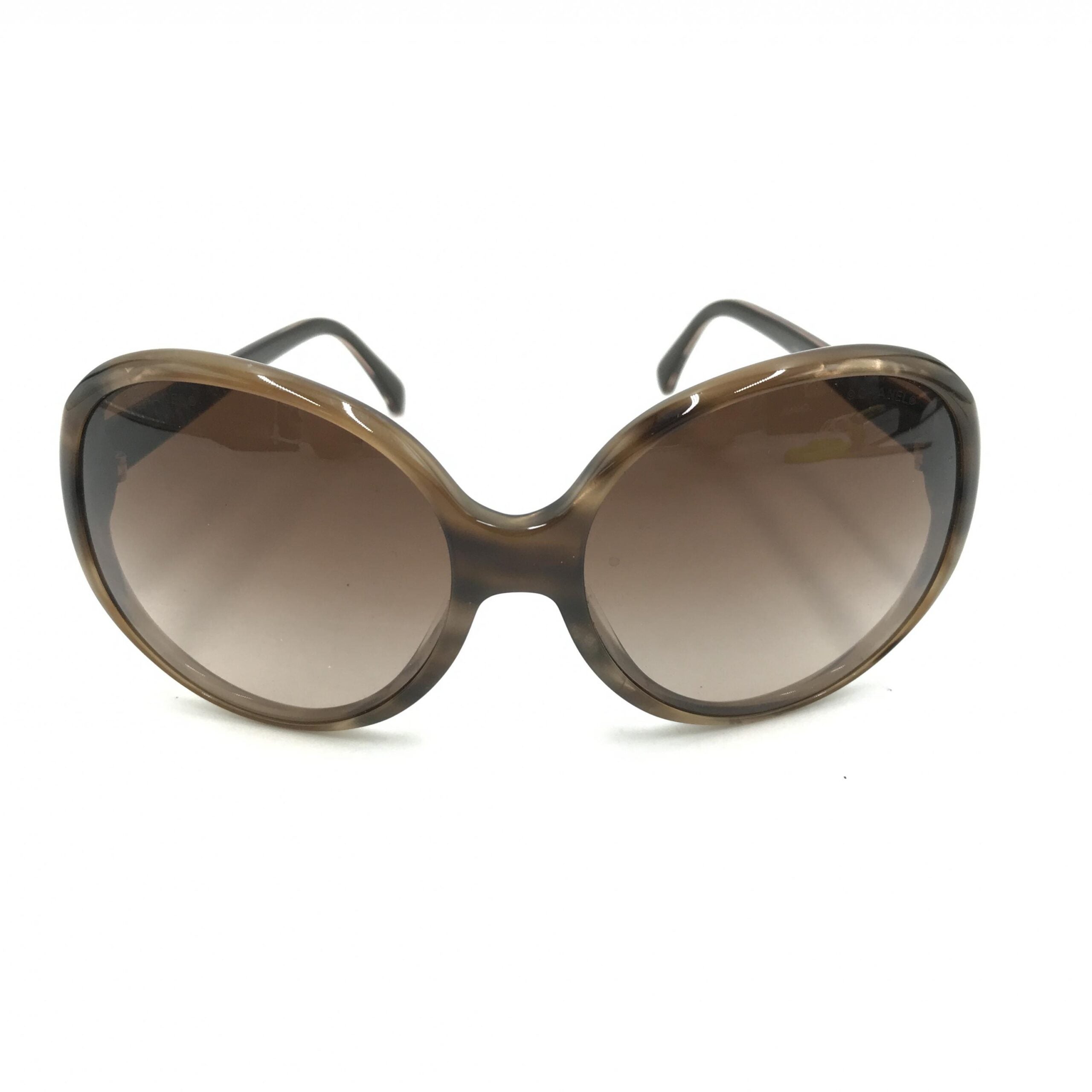 Chanel Oversized Gradient Brown Women's Sunglasses