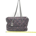 Chanel Paris-Byzance Chain Shoulder Bag Purple Women's Nylon