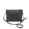 Celine Trio Black Leather Shoulder Women's Bag