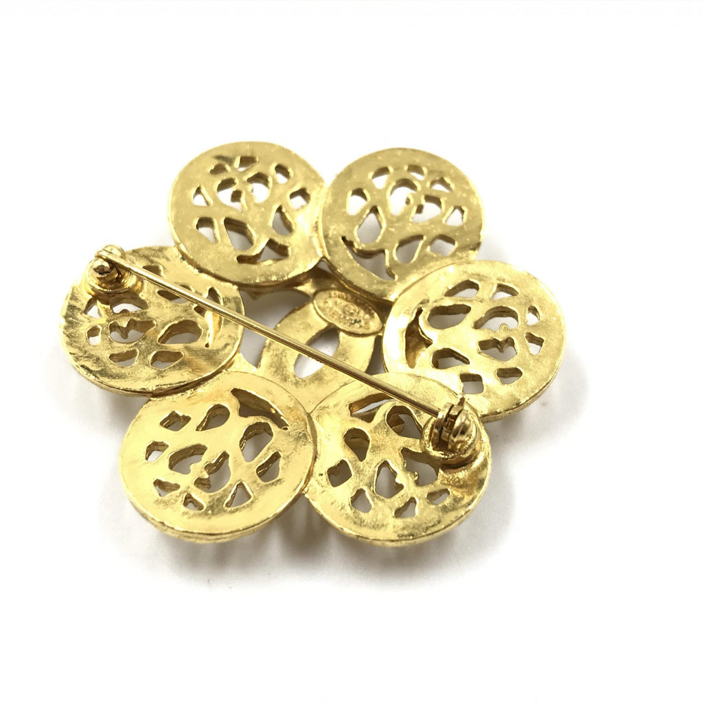 Chanel Chanel Costume Jewlery Vintage Brooch Coco Women's Medallian