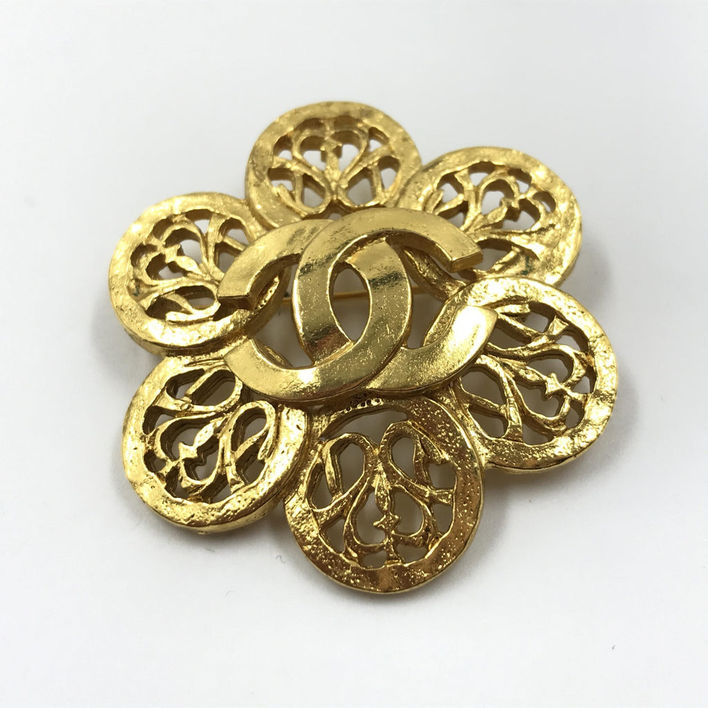 Chanel Chanel Costume Jewlery Vintage Brooch Coco Women's Medallian