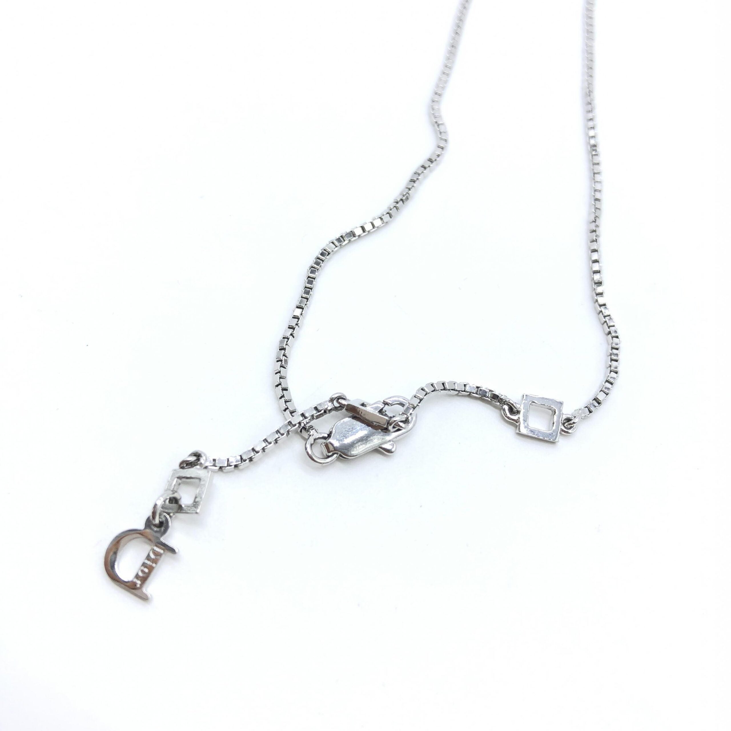 Christian Dior Dior 925 Sterling Silver Antique Art Deco Howard & Co. \"Port\" Women's Necklace (Pre-Owned)