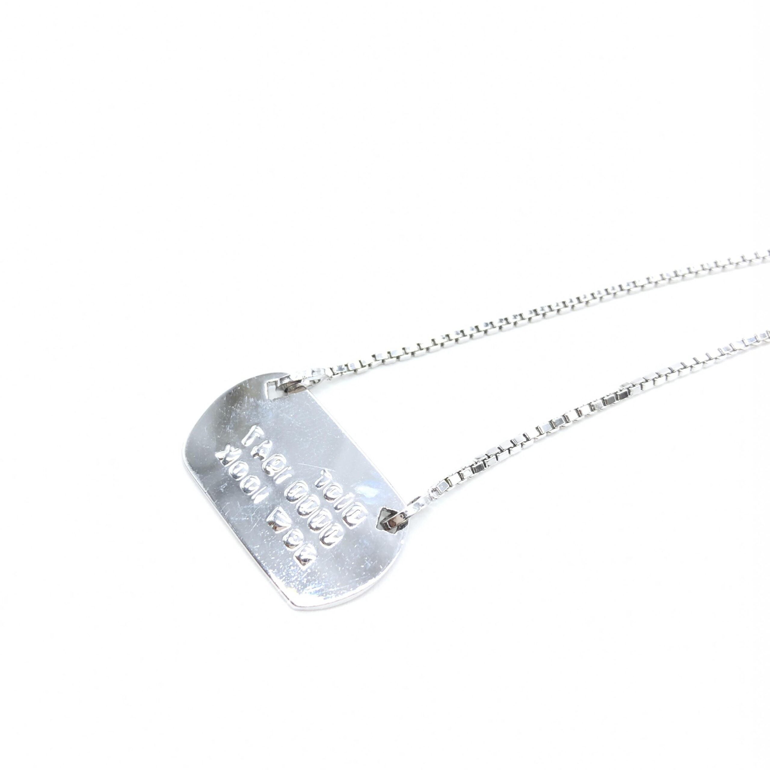 Christian Dior Dior 925 Sterling Silver Antique Art Deco Howard & Co. \"Port\" Women's Necklace (Pre-Owned)