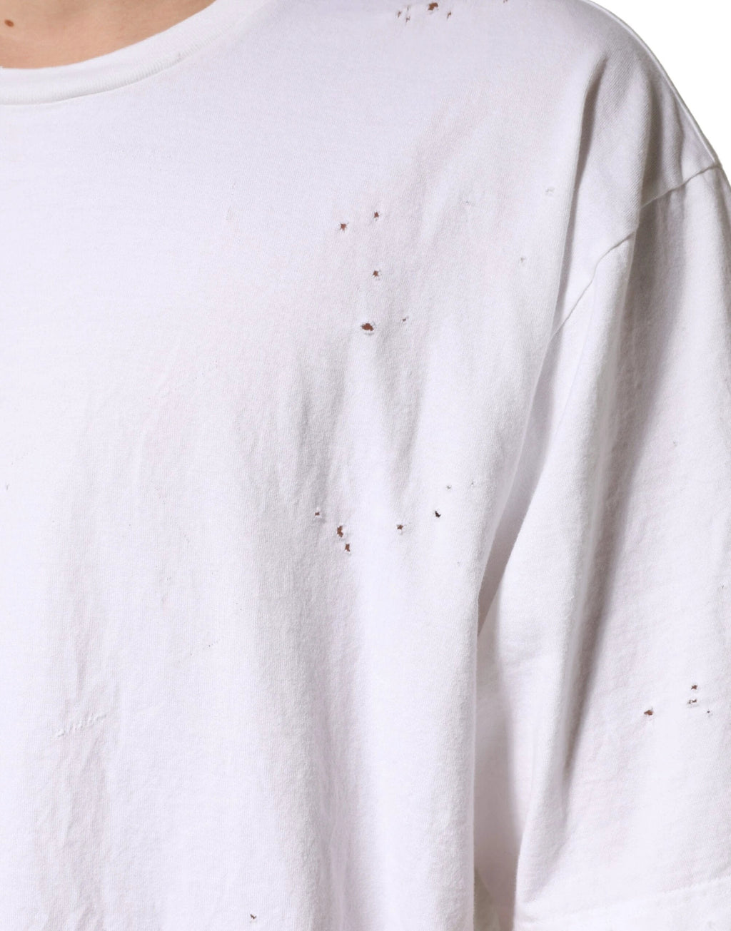 Dolce & Gabbana White Cotton Crewneck Short Sleeve T-Shirt