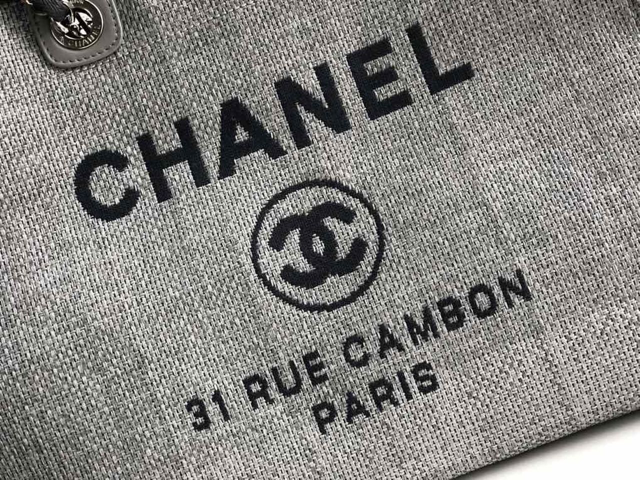 ChanelSmall Shopping Bag SiLouis Vuittoner Hardware Grey For Women, Women’s Handbags, Shoulder Bags 15.2in/39cm AS3257