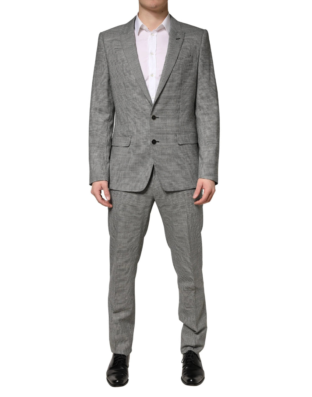 Dolce & Gabbana Gray MARTINI Single Breasted Formal 2PC Suit