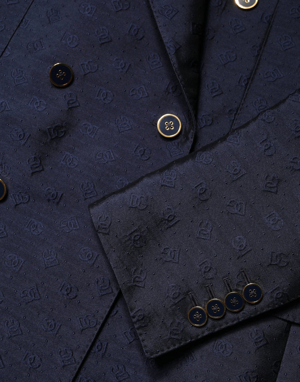 Dolce & Gabbana Dark Blue Double Breasted SICILIA 2 PC Suit