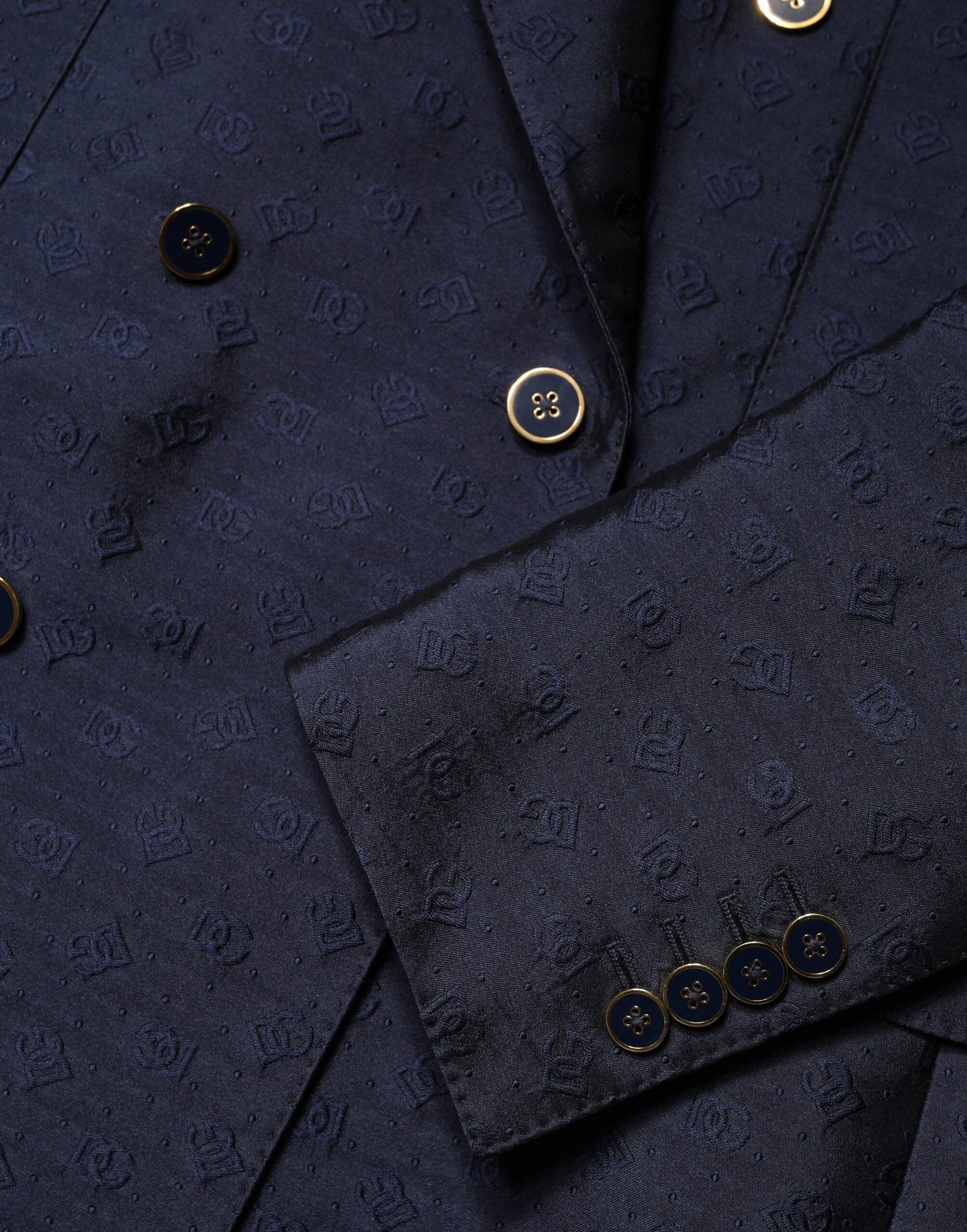 Dolce & Gabbana Dark Blue Double Breasted SICILIA 2 PC Suit