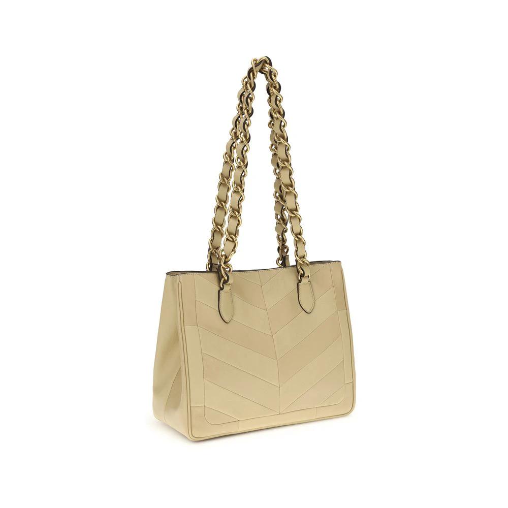 Valentino Garavani Gold Lamb Ovis Aries Aries Shoulder Bag