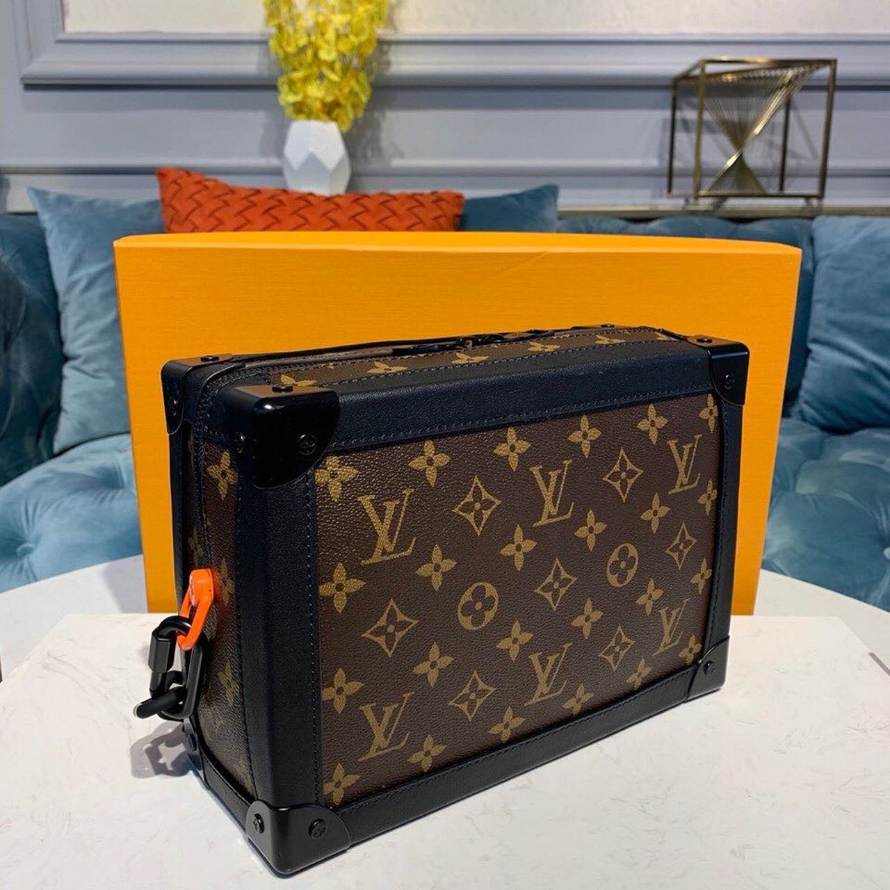 Louis Vuitton Soft Trunk Monogram Canvas For Women,  Shoulder And Crossbody Bags 9.4in/24cm Louis Vuitton