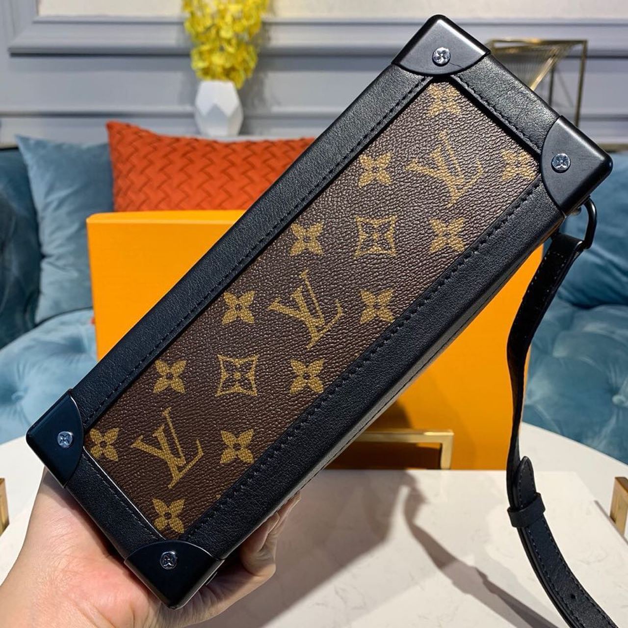 Louis Vuitton Soft Trunk Monogram Canvas For Women,  Shoulder And Crossbody Bags 9.4in/24cm Louis Vuitton