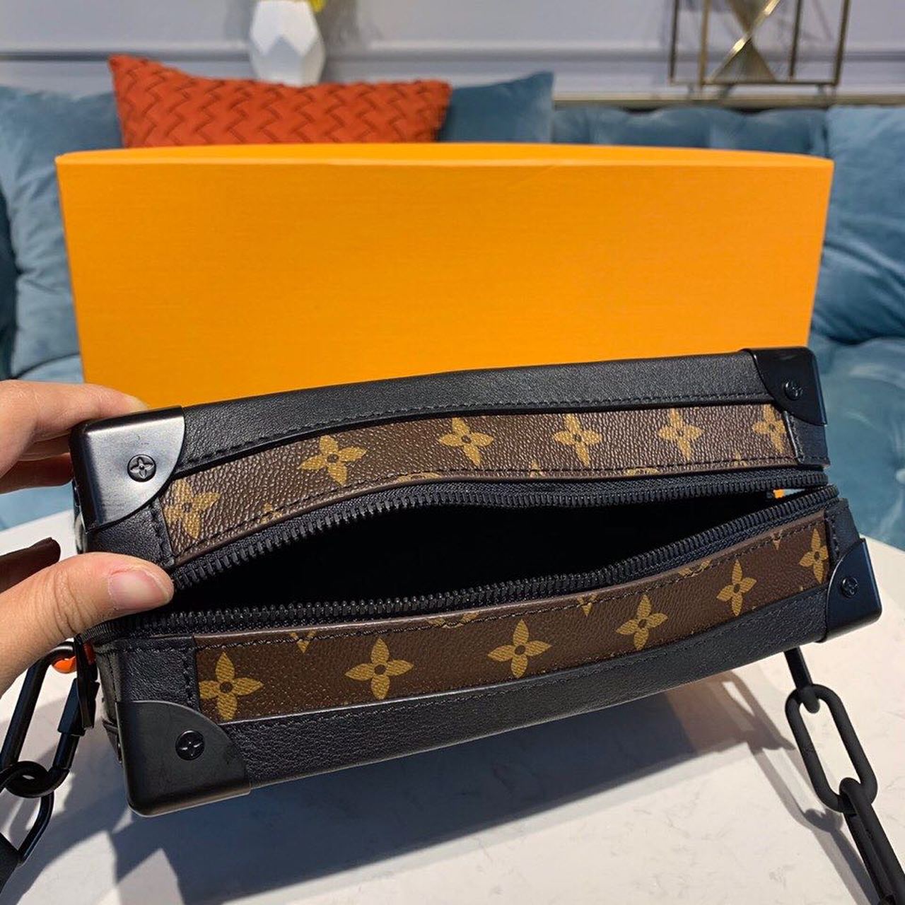 Louis Vuitton Soft Trunk Monogram Canvas For Women,  Shoulder And Crossbody Bags 9.4in/24cm Louis Vuitton