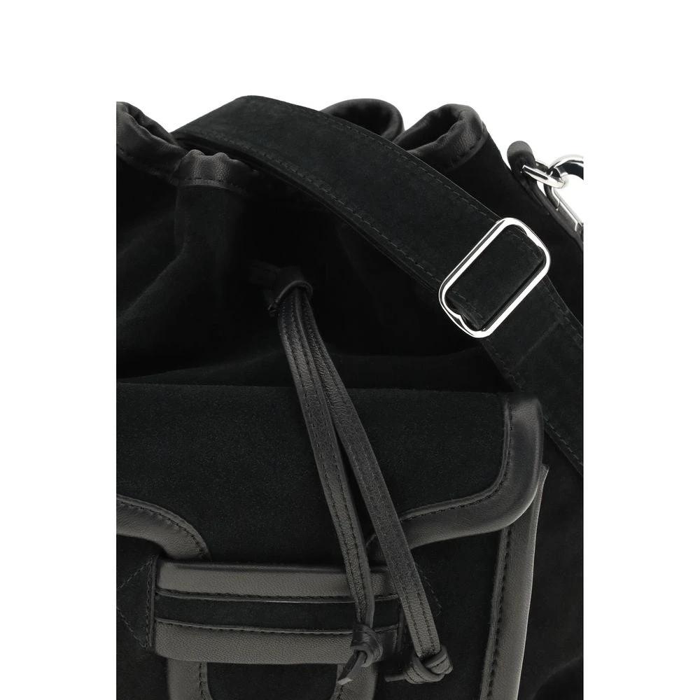 Pierre Hardy Black Calf Leather Bos Taurus Backet Bag