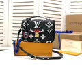 Louis Vuitton Louis Vuitton Crafty Pochette Metis Monogram Empreinte Black For Women, WomenÃƒÂ¢Ã¢â€šÂ¬Ã¢â€žÂ¢s Handbags, Shoulder And Crossbody Bags 9.8in/25cm Louis Vuitton M45385