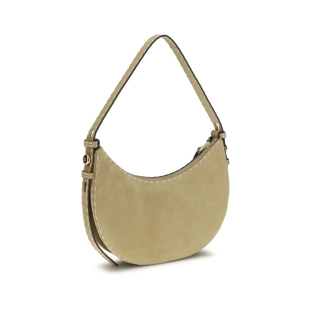 Tory Burch Beige Calf Leather Bos Taurus Shoulder Bag