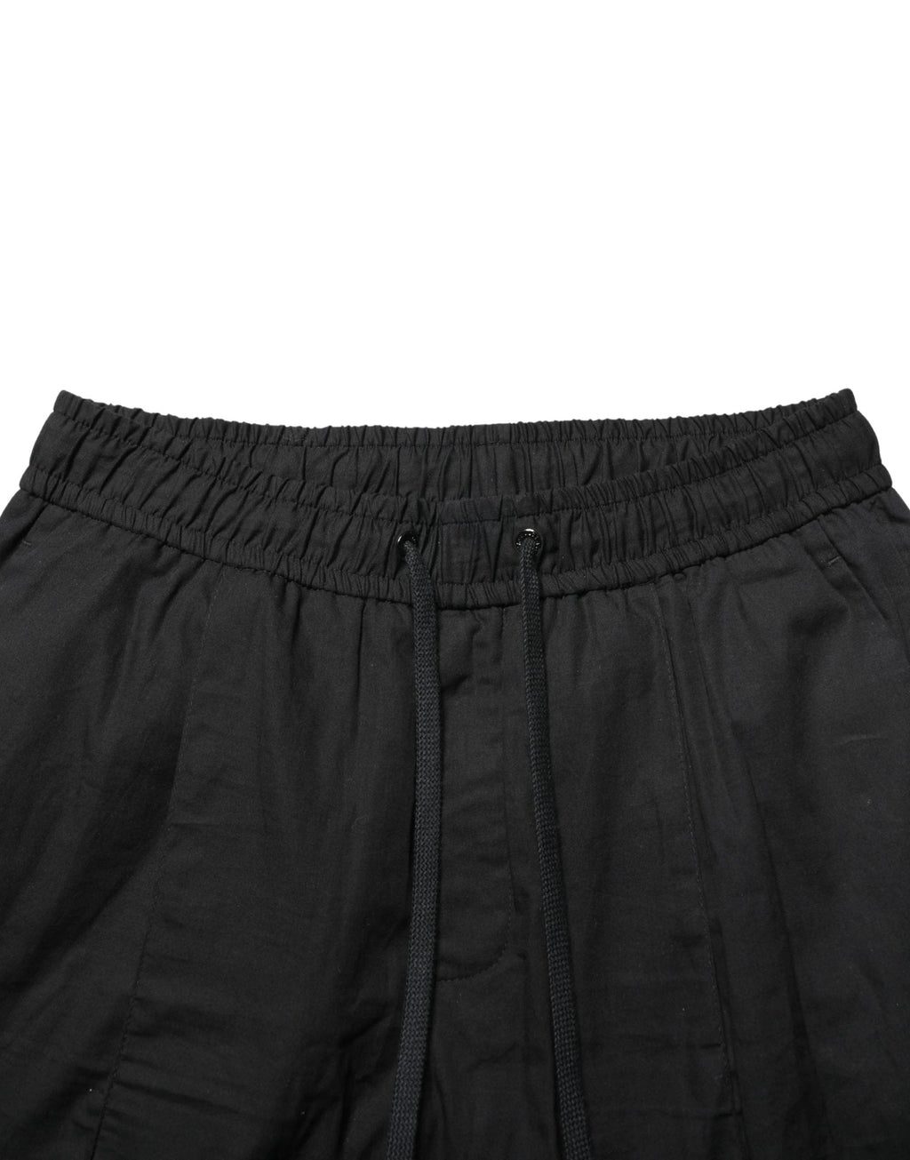 Dolce & Gabbana Black Cotton Skinny Men Jogger Trouser Pants