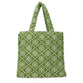Tory Burch Green Cotton-Like Shoulder Bag