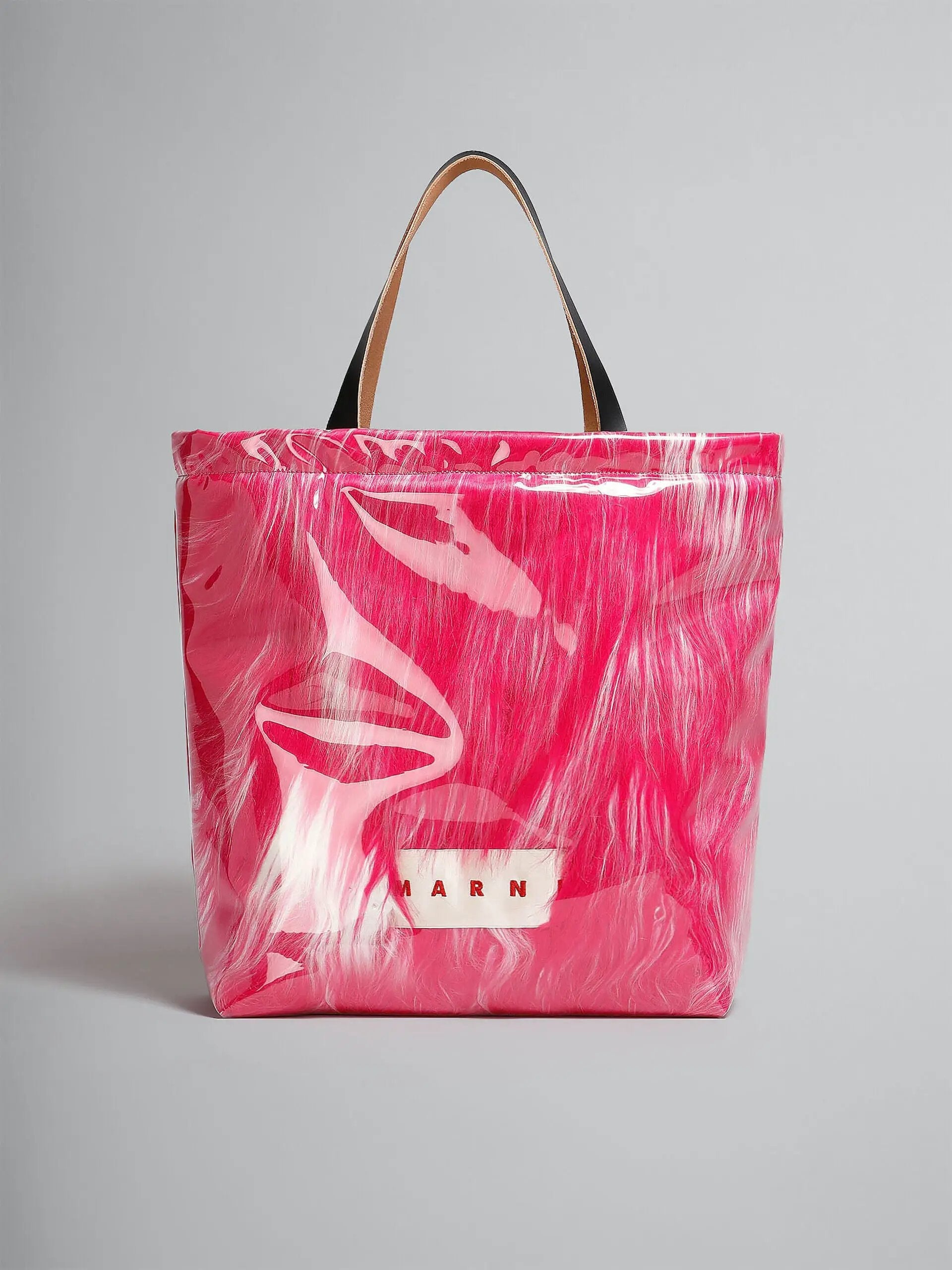 Marni Fuchsia Fibres Tote Bag